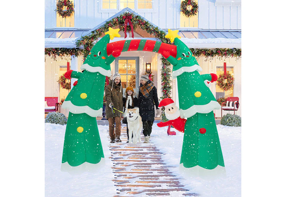 11-Ft. Inflatable Christmas Tree Archway