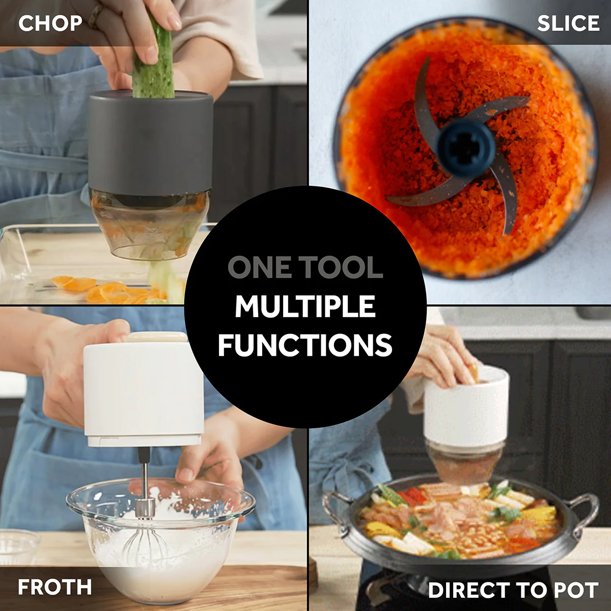 3-in-1 Cordless Food Prep System - Image 19