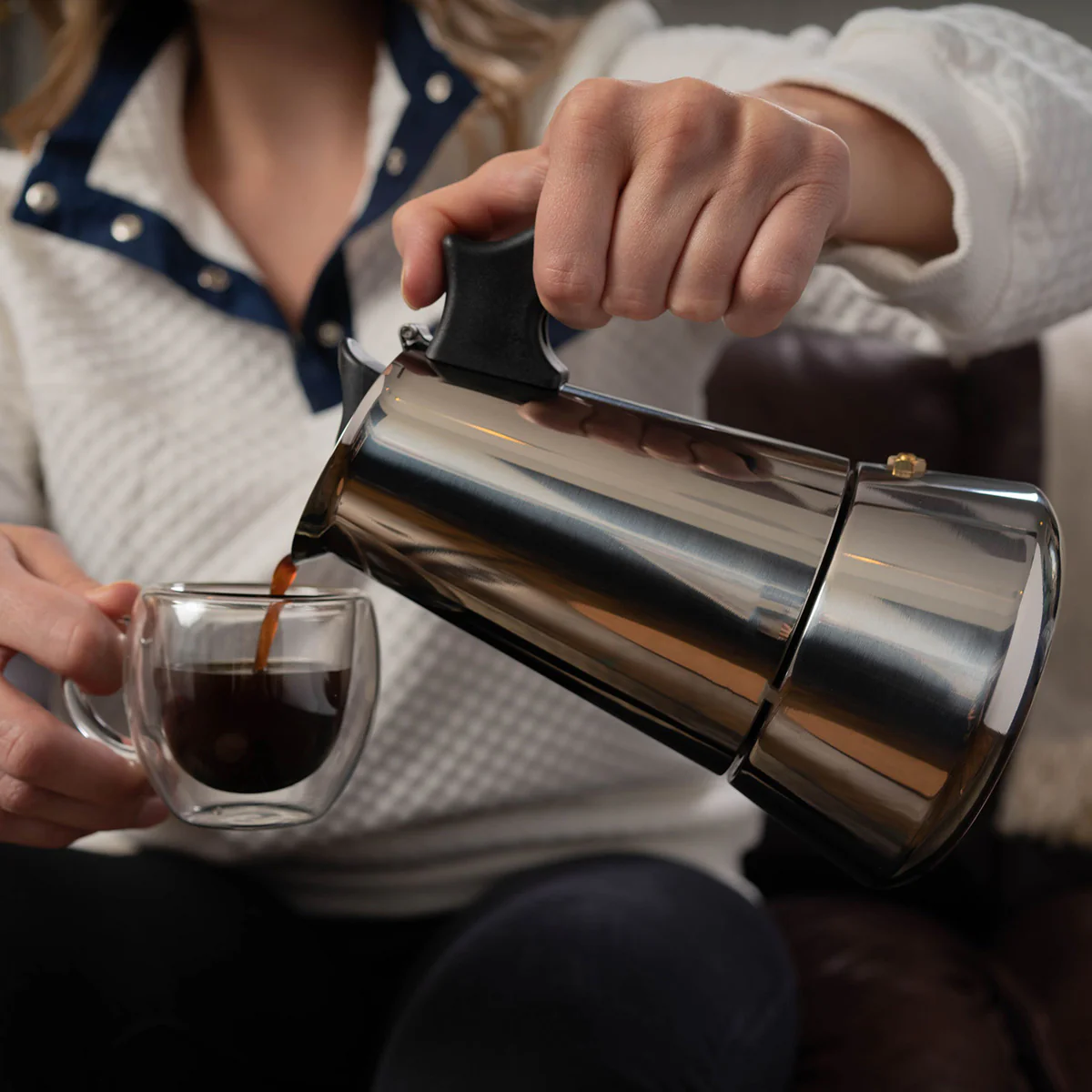 300 mL Stainless Steel Espresso Maker - Image 4