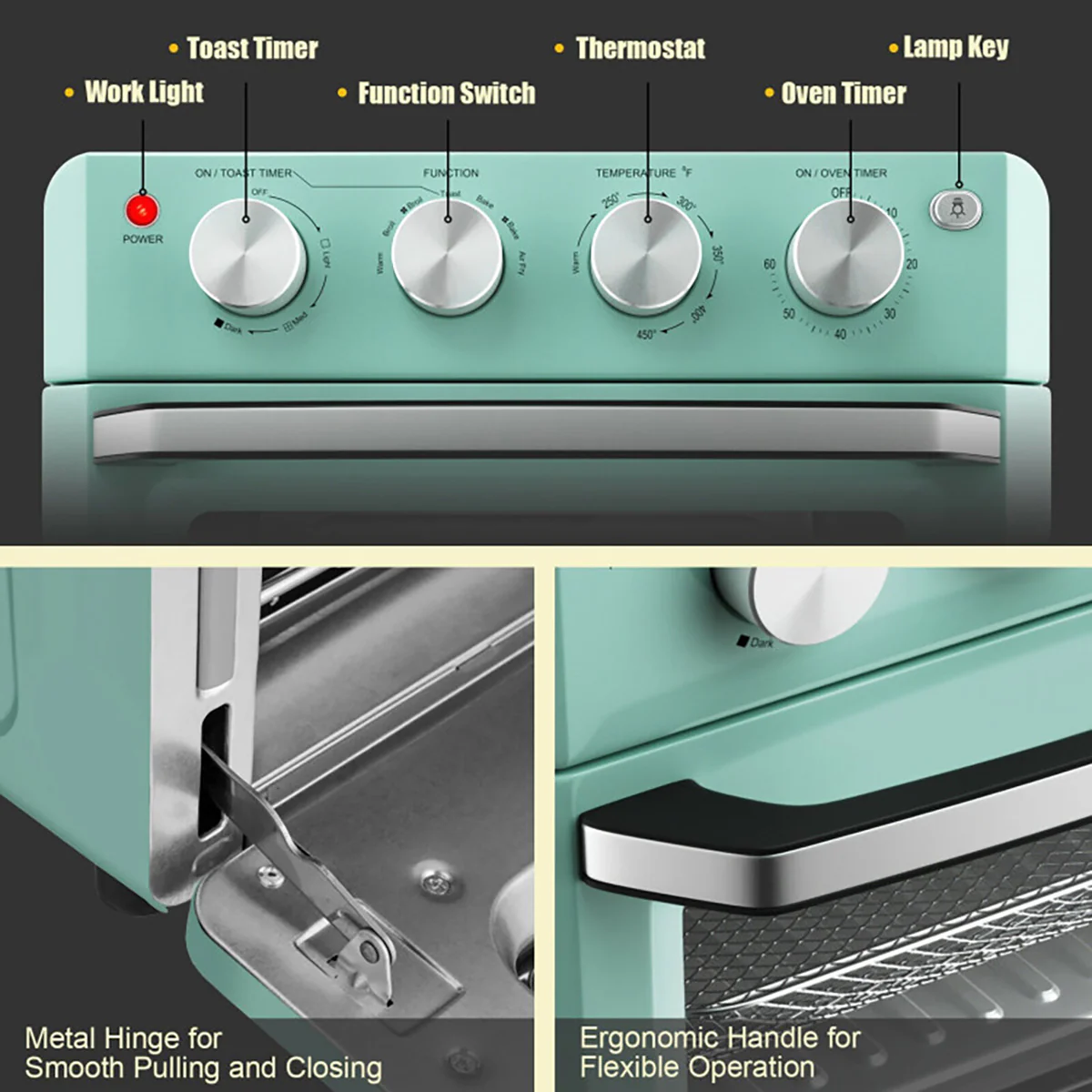 7-in-1 Convection Air Fryer Toaster Oven - Image 10