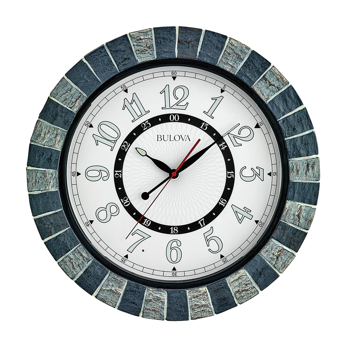 Bulova Outdoor LED Garden Party Wall Clock