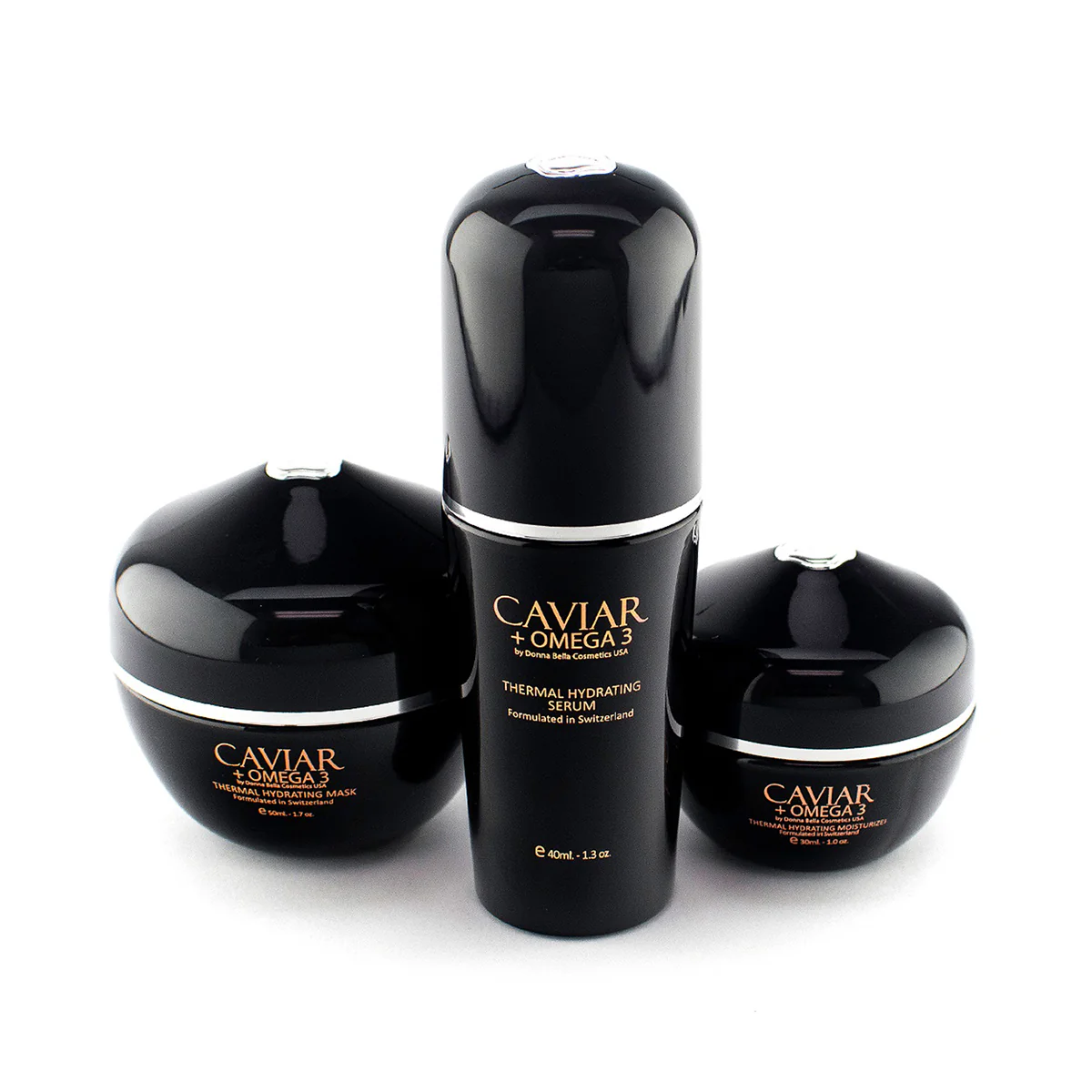 Donna Bella’s Caviar + Omega 3 Thermal Hydrating Set