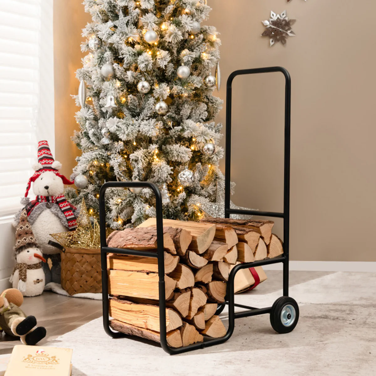 Firewood Log Cart Carrier