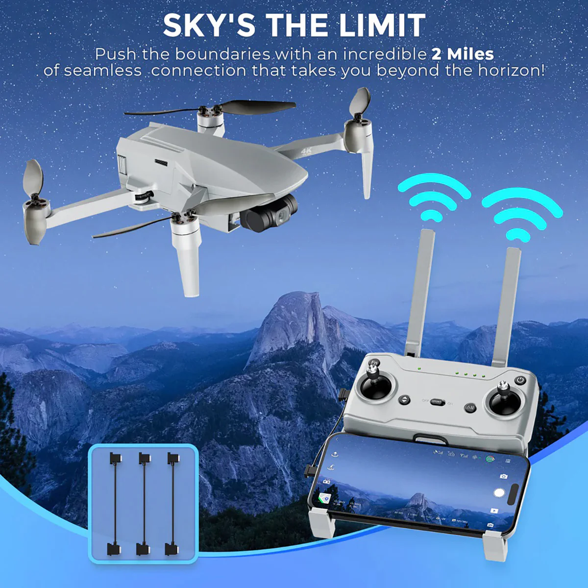 First-Person View 4K UHD Camera Drone - Image 3