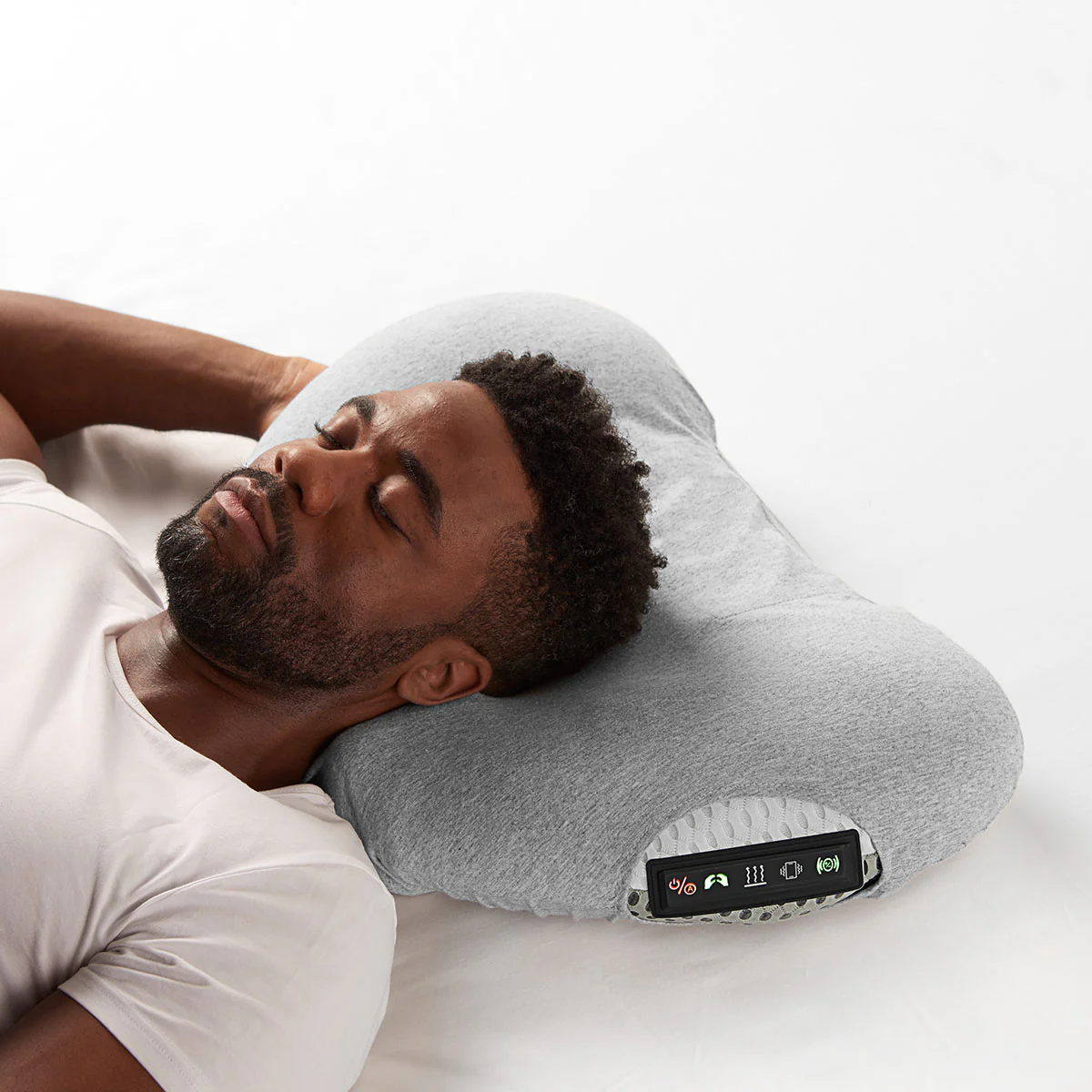 Height Adjusting Massage Pillow with Heat