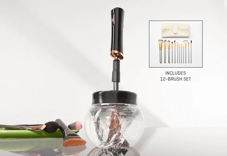 Make Up Brush Cleaner With Brush Set